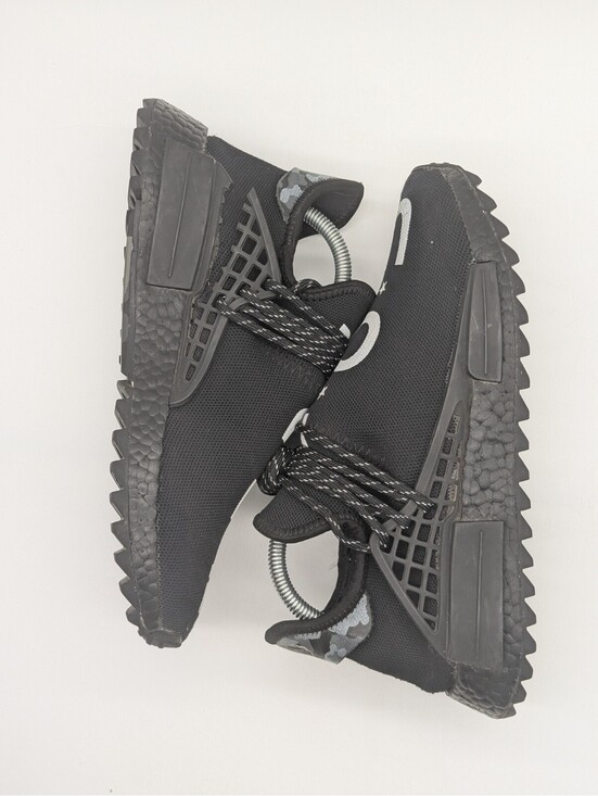 Mens Size 8 Adidas Pharrell Williams YOU NERD BB7603 Human Race NMD Black White main image 6
